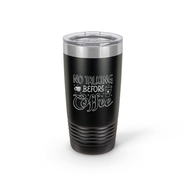 Travel Tumbler | Stainless Steel - Black Diamond Laser Design