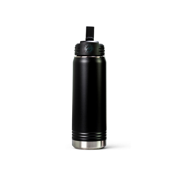 Insulated Water Bottle | 20 oz - Black Diamond Laser Design