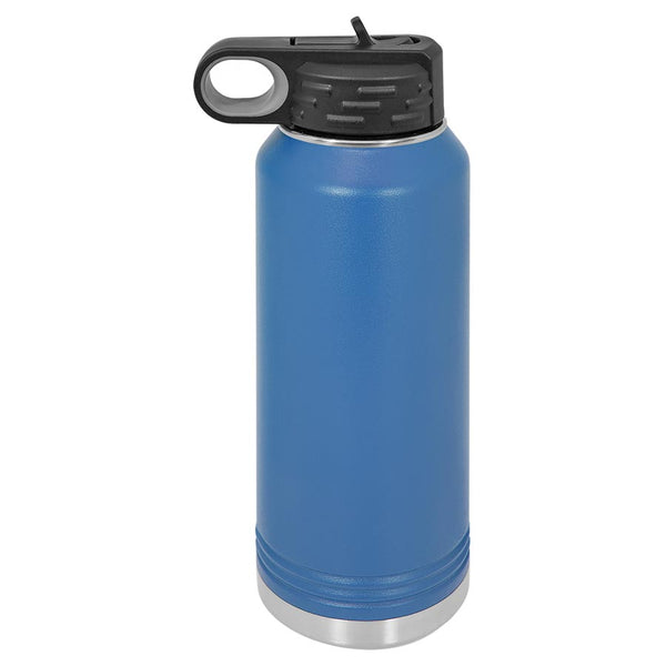 Insulated Water Bottle | 32 oz - Black Diamond Laser Design
