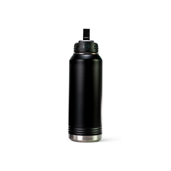 Insulated Water Bottle | 32 oz - Black Diamond Laser Design