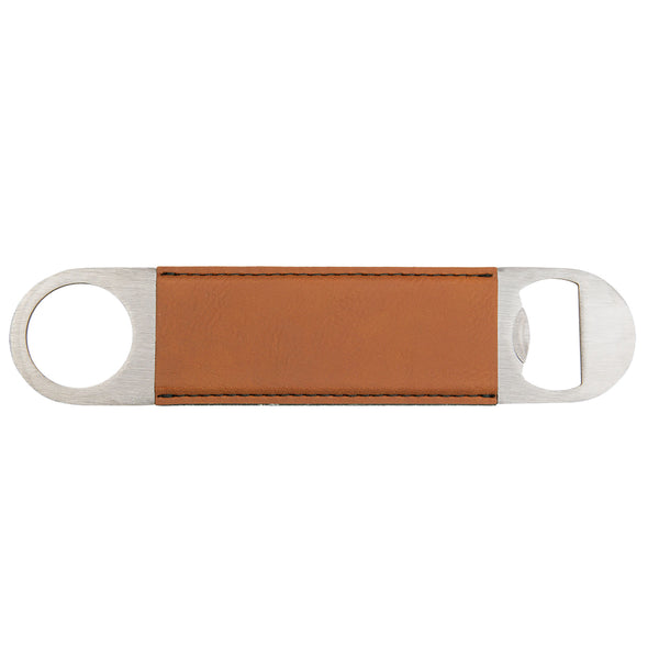 Bottle Opener | Leatherette - Black Diamond Laser Design