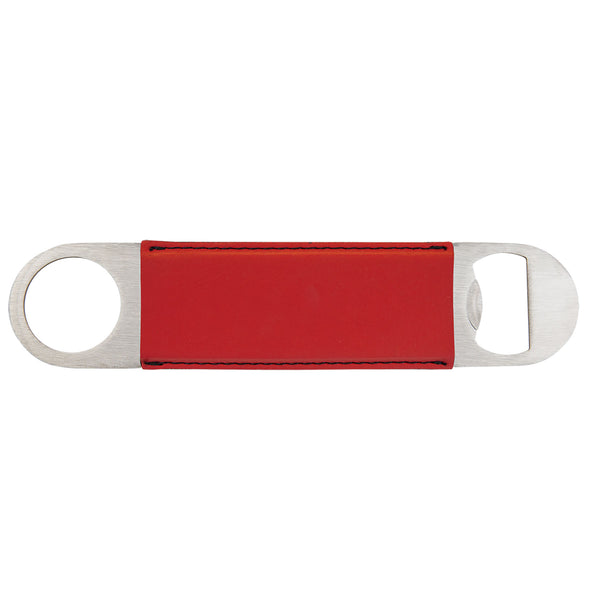 Bottle Opener | Leatherette - Black Diamond Laser Design