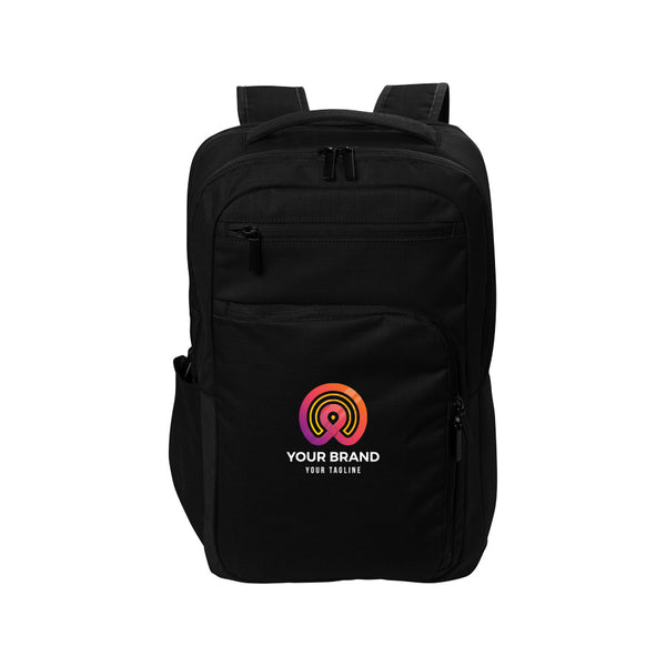 Branded Laptop Backpack - Black Diamond Laser Design