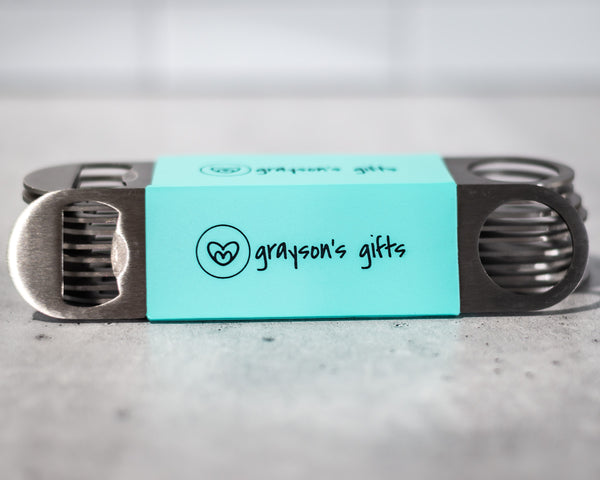 Bottle Opener | Silicone - Black Diamond Laser Design