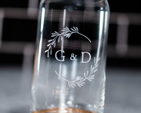 Glassware | Can Glass - Black Diamond Laser Design