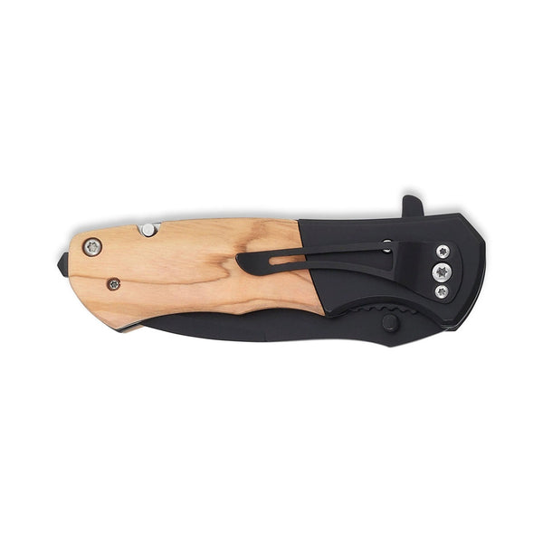 Personalized Pocket Knife - Black Diamond Laser Design