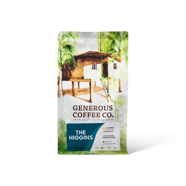 Generous Coffee Co. | 12oz. Ground Coffee - Black Diamond Laser Design