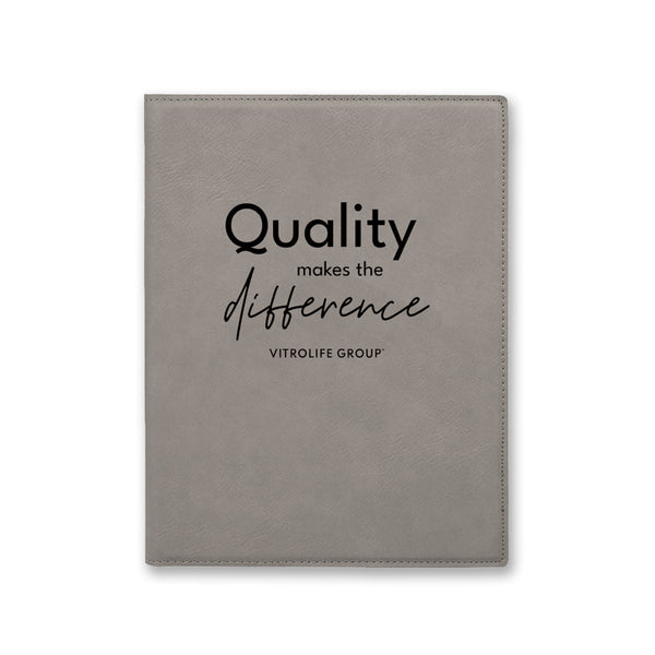 Leatherette Padfolio - Black Diamond Laser Design