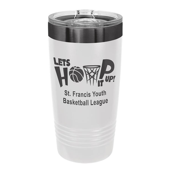 Travel Tumbler | Ghost Black - Black Diamond Laser Design