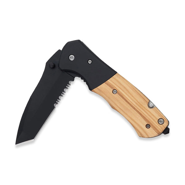 Personalized Pocket Knife - Black Diamond Laser Design
