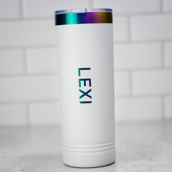 Skinny Tumbler | Prism - Black Diamond Laser Design
