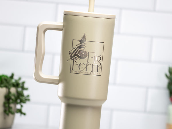 Simple Modern | Trek Tumbler - Black Diamond Laser Design