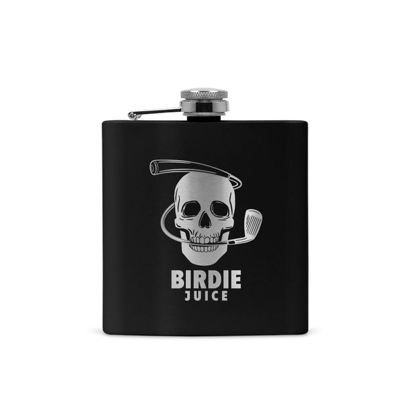 Flask | Powder Coated - Black Diamond Laser Design