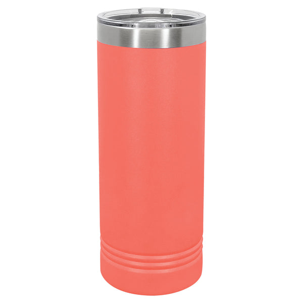 Vacuum Insulated Tumbler | Skinny - Black Diamond Laser Design