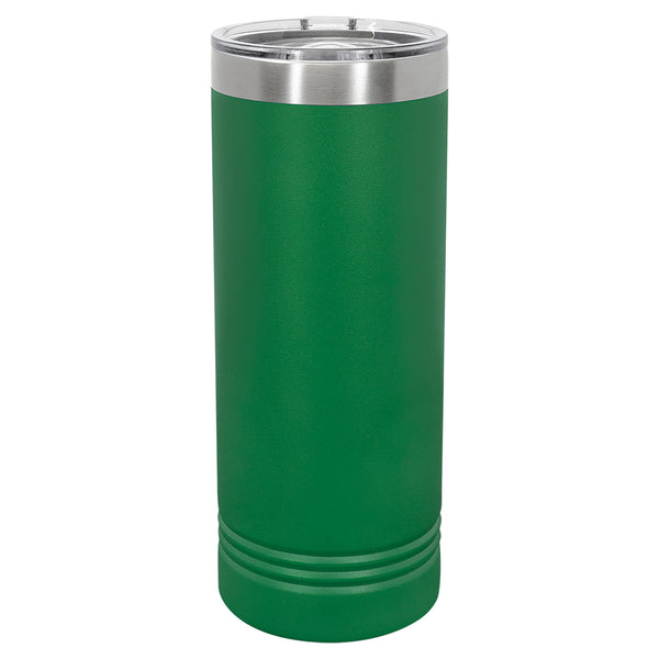 Vacuum Insulated Tumbler | Skinny - Black Diamond Laser Design
