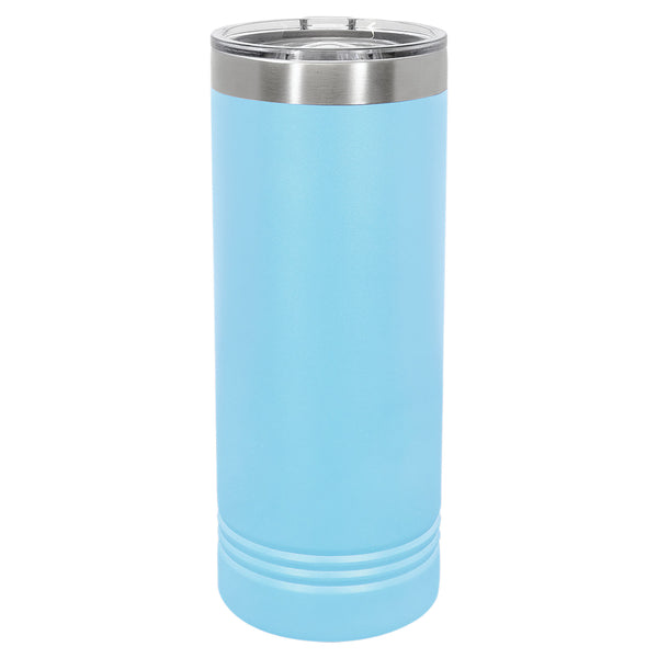 Vacuum Insulated Tumbler | Skinny - Black Diamond Laser Design