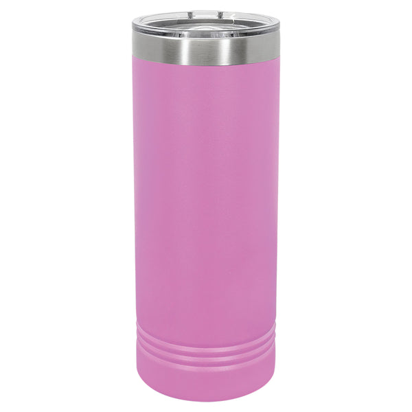 Vacuum Insulated Tumbler | Skinny - Black Diamond Laser Design