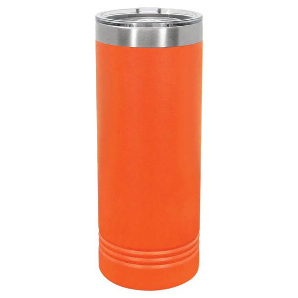 Vacuum Insulated Tumbler | Skinny - Black Diamond Laser Design