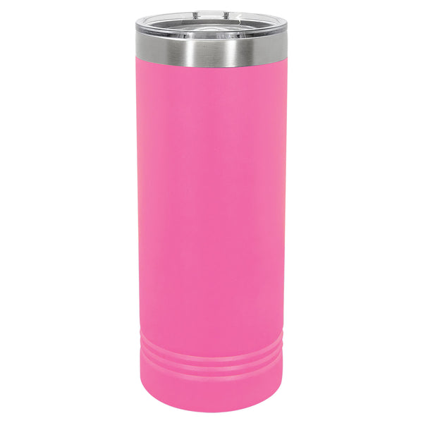 Vacuum Insulated Tumbler | Skinny - Black Diamond Laser Design