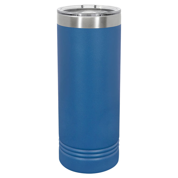 Vacuum Insulated Tumbler | Skinny - Black Diamond Laser Design