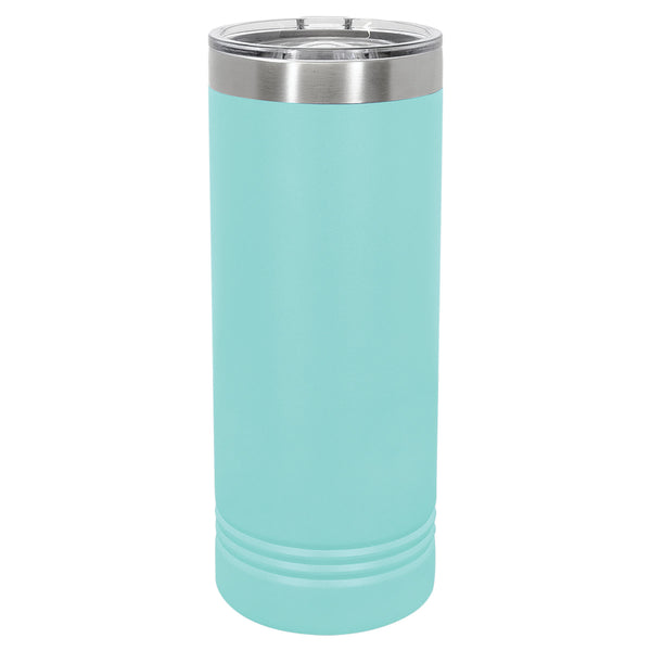 Vacuum Insulated Tumbler | Skinny - Black Diamond Laser Design