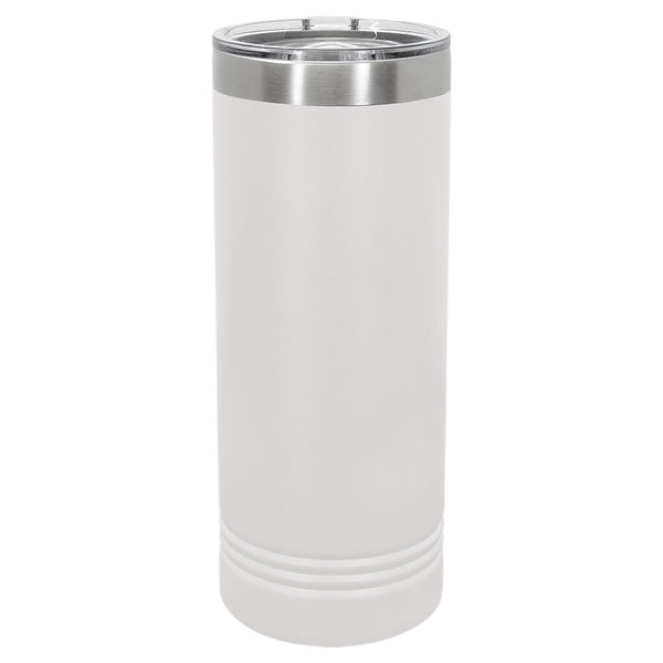 Vacuum Insulated Tumbler | Skinny - Black Diamond Laser Design