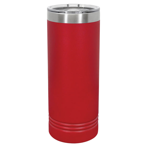 Vacuum Insulated Tumbler | Skinny - Black Diamond Laser Design