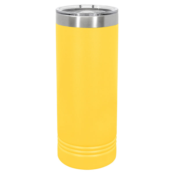 Vacuum Insulated Tumbler | Skinny - Black Diamond Laser Design