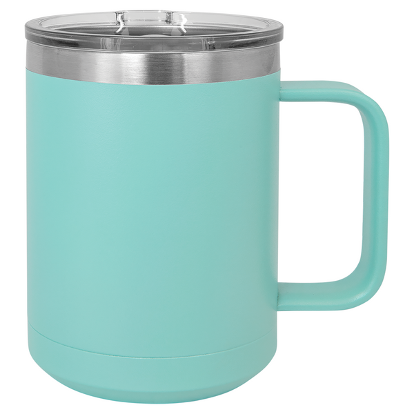 Vacuum Insulated Tumbler | Mug - Black Diamond Laser Design