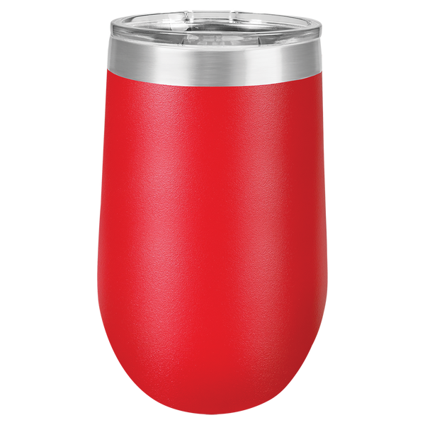 Vacuum Insulated Tumbler | Stemless - Black Diamond Laser Design