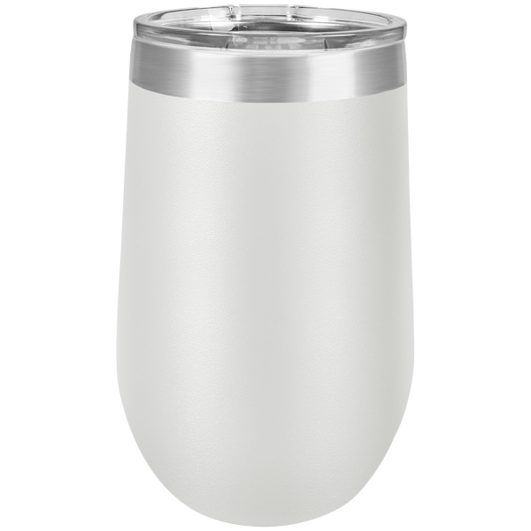 Vacuum Insulated Tumbler | Stemless - Black Diamond Laser Design
