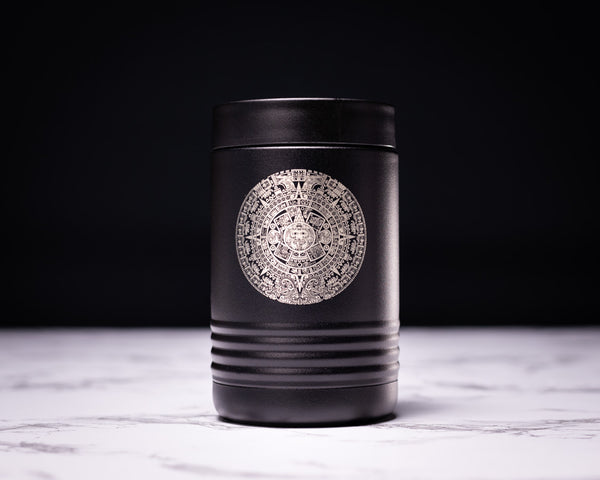 Vacuum Insulated Beverage Holder - Black Diamond Laser Design