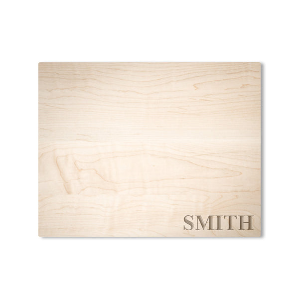 Cutting Board | Maple - Black Diamond Laser Design