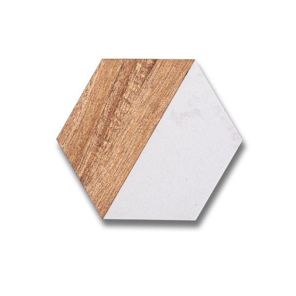 Coaster Set | Marble & Acacia - Black Diamond Laser Design