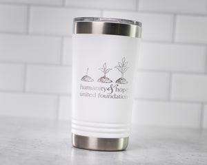 Vacuum Insulated Tumbler | Pint - Black Diamond Laser Design