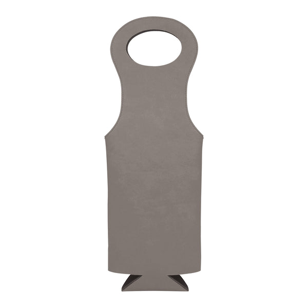 Wine Bag | Leatherette - Black Diamond Laser Design