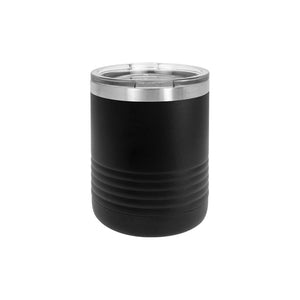 10 oz Insulated Tumbler | Stainless Steel Logo - Black Diamond Laser Design