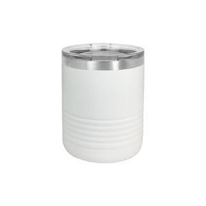 10 oz Insulated Tumbler | Stainless Steel Logo - Black Diamond Laser Design
