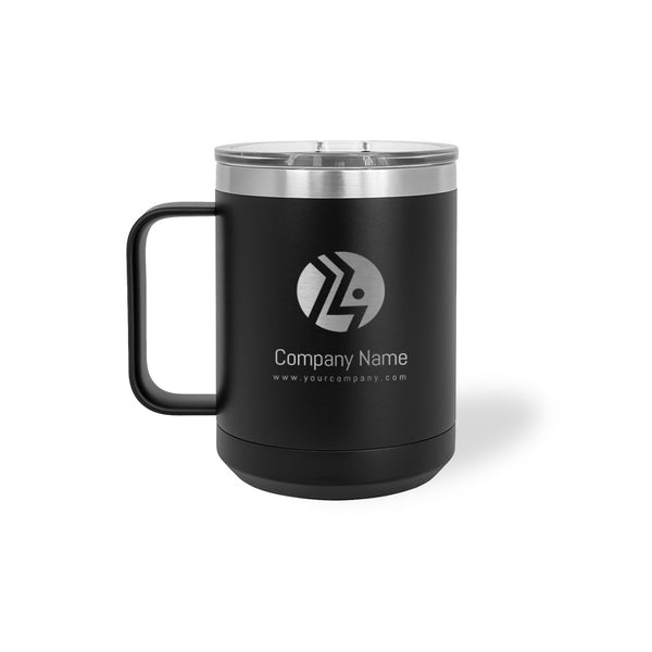 Branded Mug - Black Diamond Laser Design