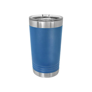 16 oz Stainless Steel Pint | Laser Engraved Logo - Black Diamond Laser Design