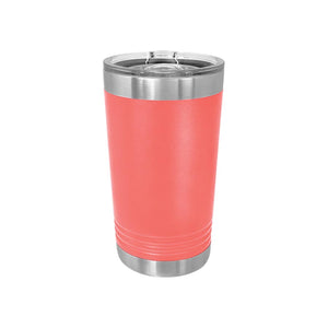 16 oz Stainless Steel Pint | Laser Engraved Logo - Black Diamond Laser Design