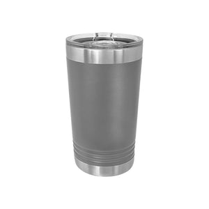 16 oz Stainless Steel Pint | Laser Engraved Logo - Black Diamond Laser Design