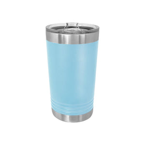 16 oz Stainless Steel Pint | Laser Engraved Logo - Black Diamond Laser Design