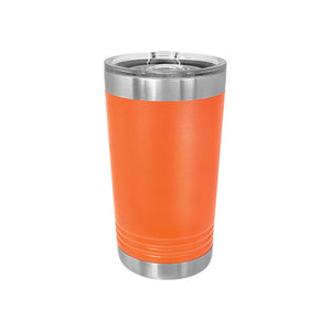 16 oz Stainless Steel Pint | Laser Engraved Logo - Black Diamond Laser Design