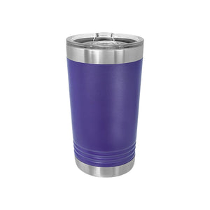 16 oz Stainless Steel Pint | Laser Engraved Logo - Black Diamond Laser Design