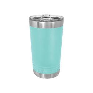 16 oz Stainless Steel Pint | Laser Engraved Logo - Black Diamond Laser Design