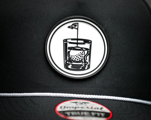 Imperial Rope Hat | 19th Hole Golf Hat - Black Diamond Laser Design