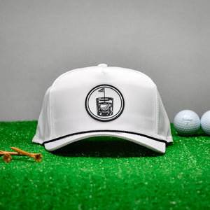 Imperial Rope Hat | 19th Hole Golf Hat - Black Diamond Laser Design