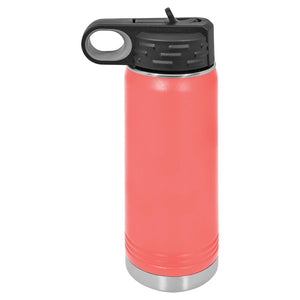 Insulated Water Bottle | 20 oz - Black Diamond Laser Design