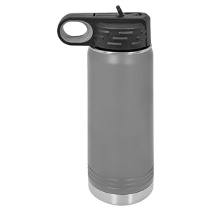 Insulated Water Bottle | 20 oz - Black Diamond Laser Design